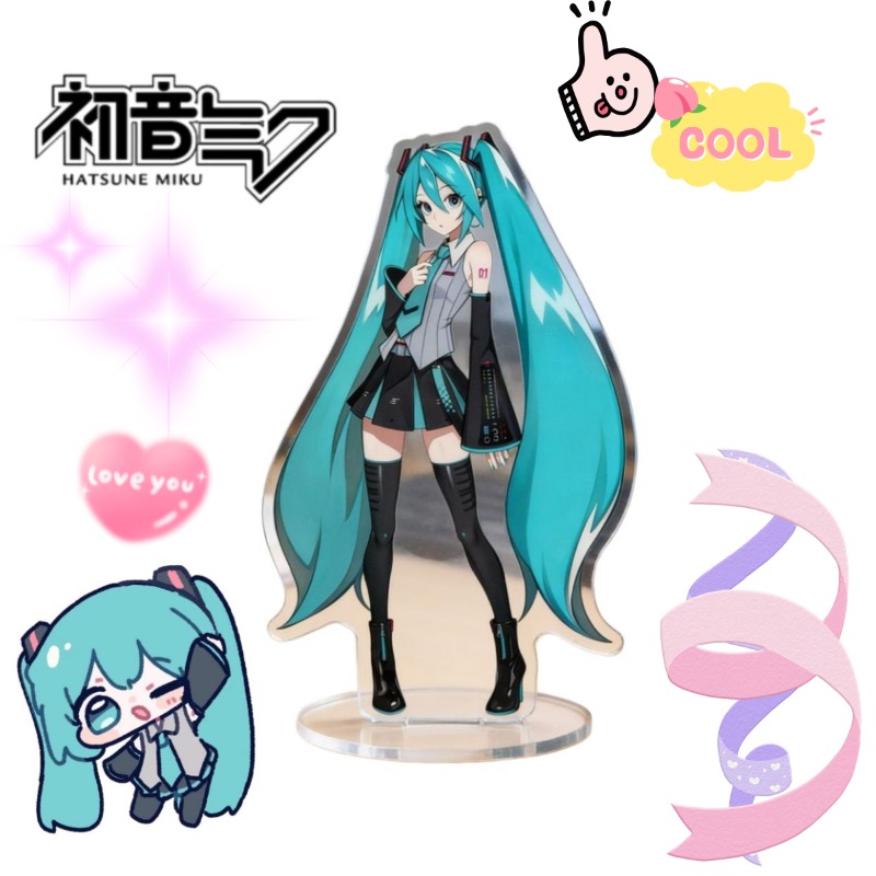 Desk Setup Decor - Hatsune Miku 10cm Acrylic Stand Cute