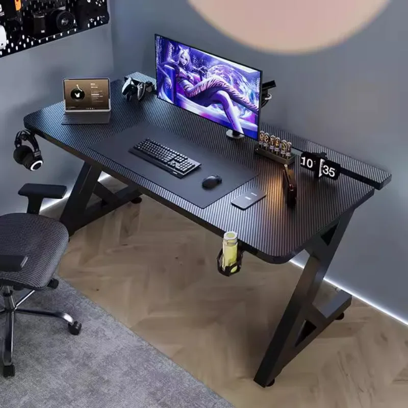 Desk Setup Designer - Q Minimalist Black Computer Desks Design