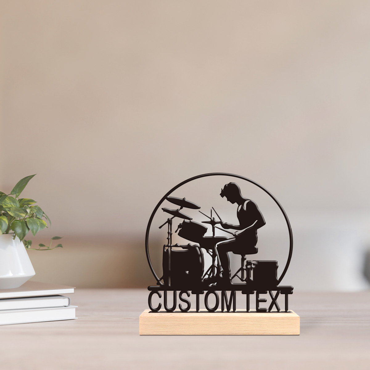 Desk Setup Decor - 1pc Interesting Desktop Metal Statues Custom