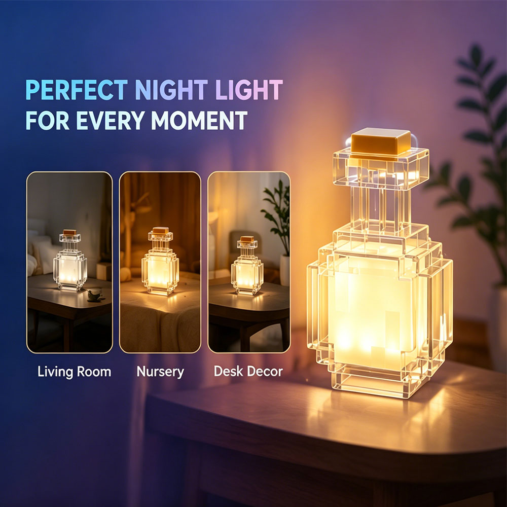 Desk Setup Rgb - 2026 Trendy Pixel Potion Bottle Display