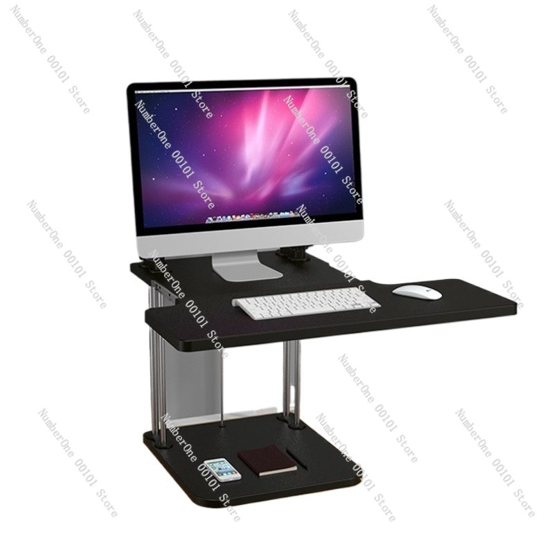 Desk Setup For Laptop And Monitor - Height-Adjustable Standing Desk Converter for Desktop