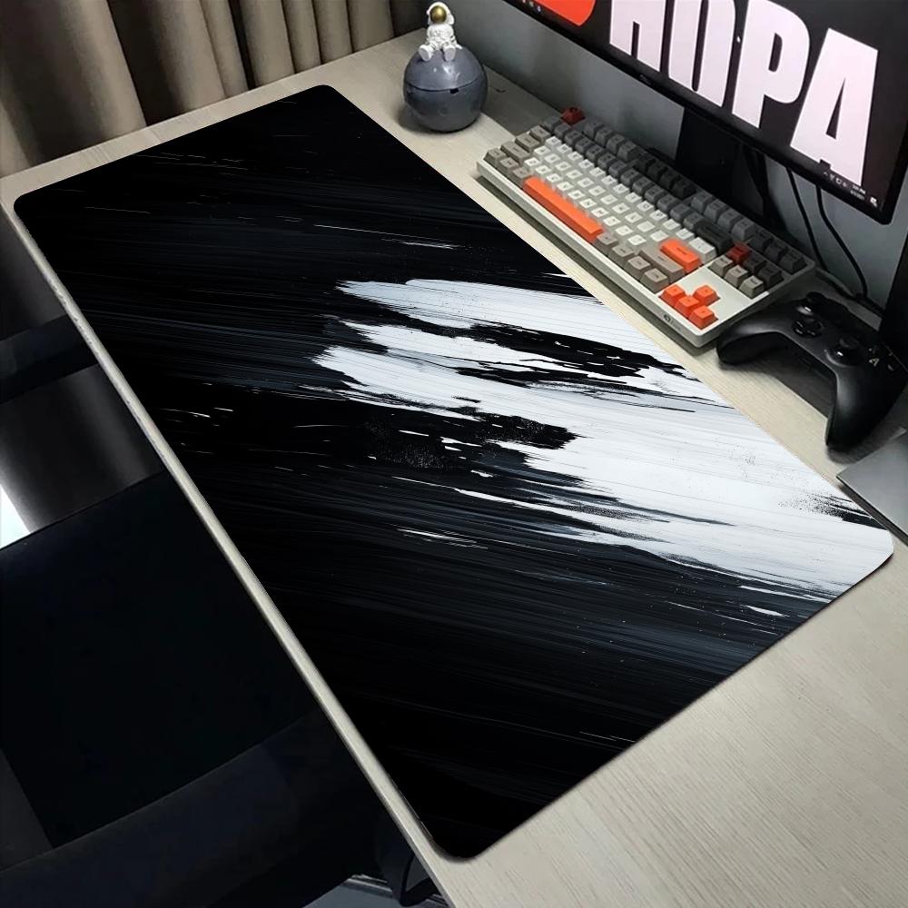 Desk Setup Gadgets - Abstract Fluid Gaming Mouse Pad Desk