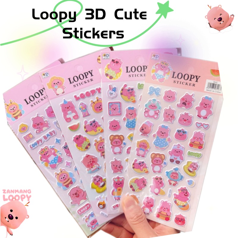 Desk Setup Decor - New Pororo Anime Cute Loopy 3D