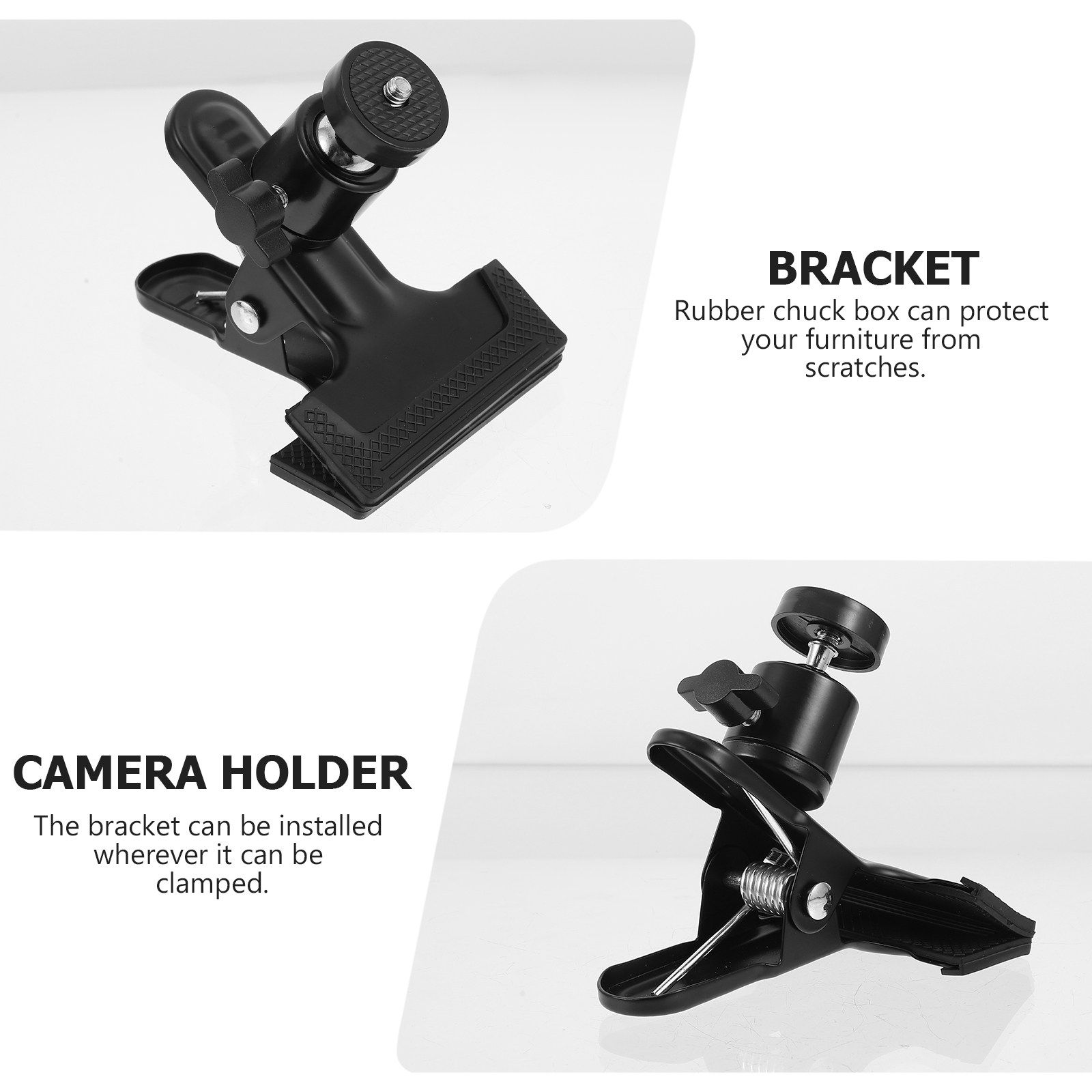2Pcs Universal Desk Clip Holde - Desk Setup For Laptop And Monitor review and price