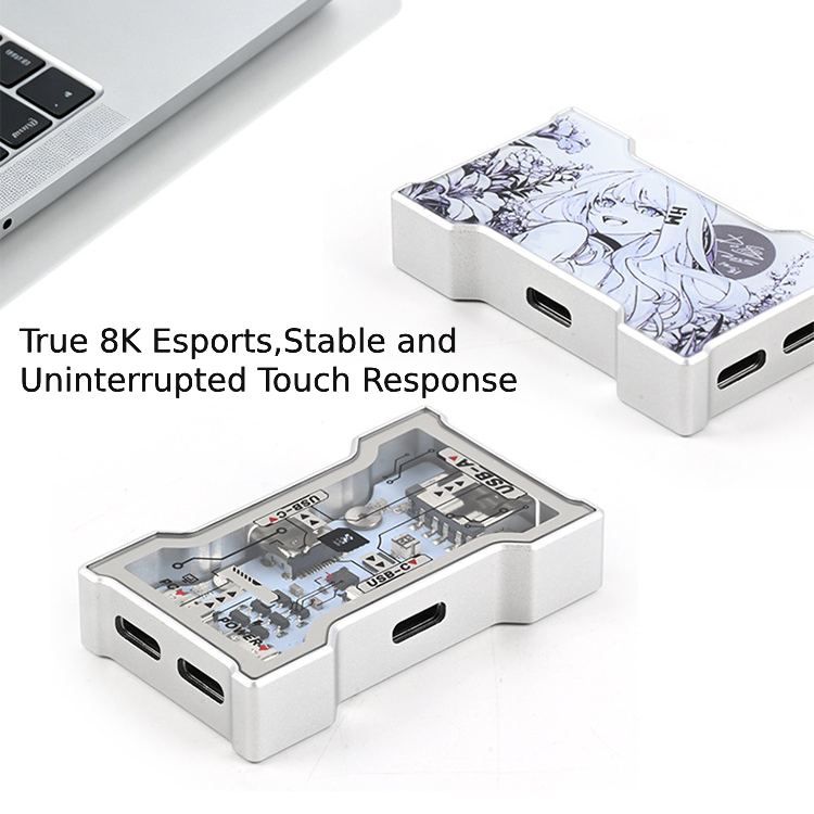RGB USB Hub 2 Input 3 Output A - Desk Setup Rgb review and price
