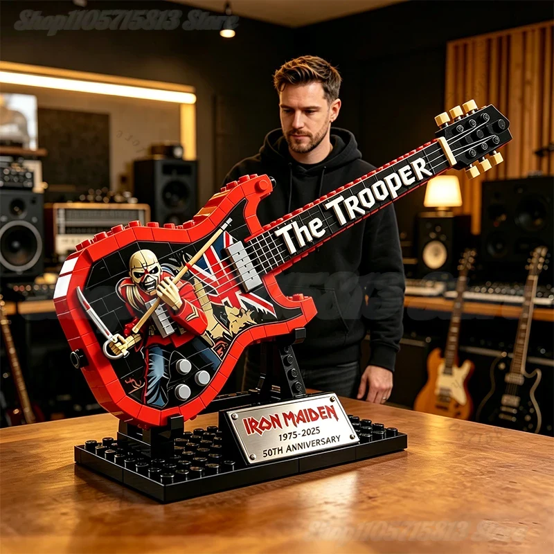 Brick Guitar Model Kit DIY Min - Desk Setup Decor review and price