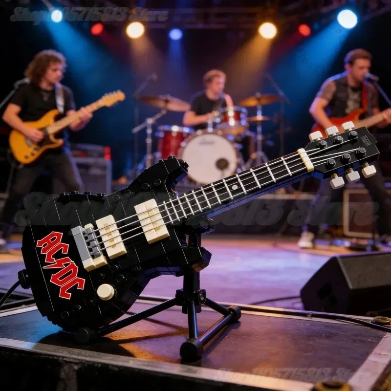 Brick Guitar Model Kit DIY Min - Desk Setup Decor review and price