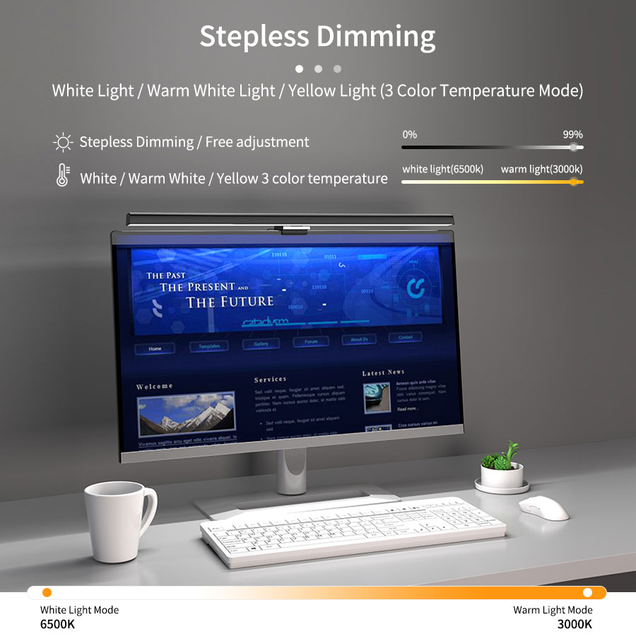 50cm Computer Monitor Light Ba - Desk Setup Modern review and price