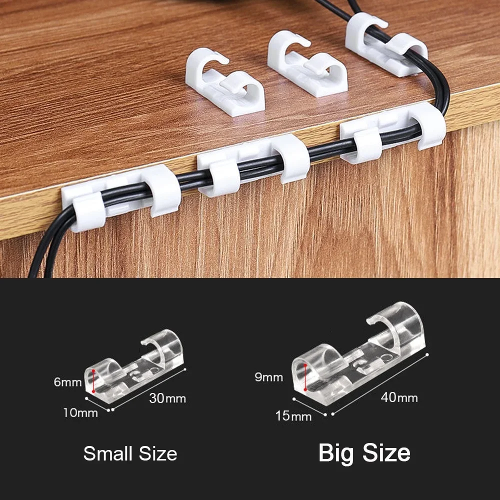 Cable Clips Organizer Drop Wir - Desk Setup Cable Management review and price