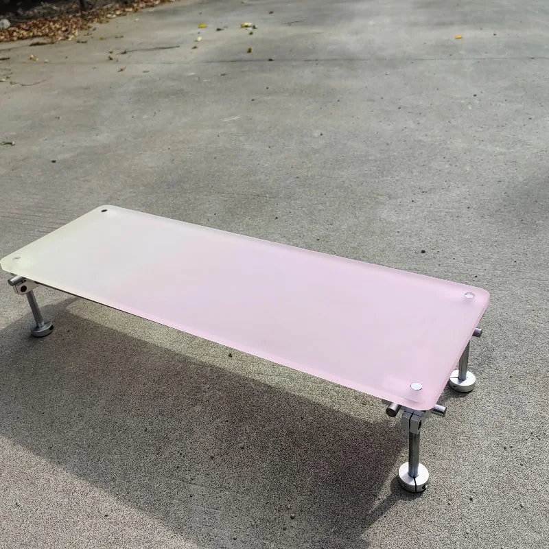 ‌Aesthetic Pink Gradient Acryl - Desk Setup For Laptop And Monitor review and price