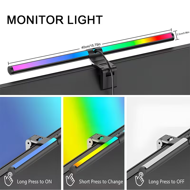 LED Monitor Light Bar 30cm 40c - Desk Setup Modern review and price