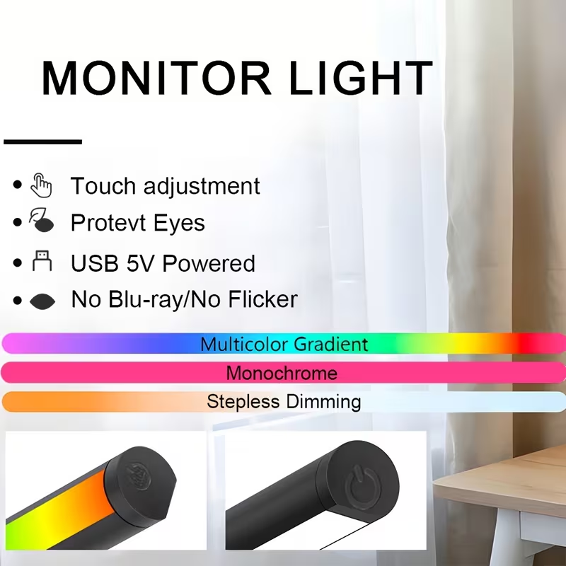 LED Monitor Light Bar 30cm 40c - Desk Setup Modern review and price