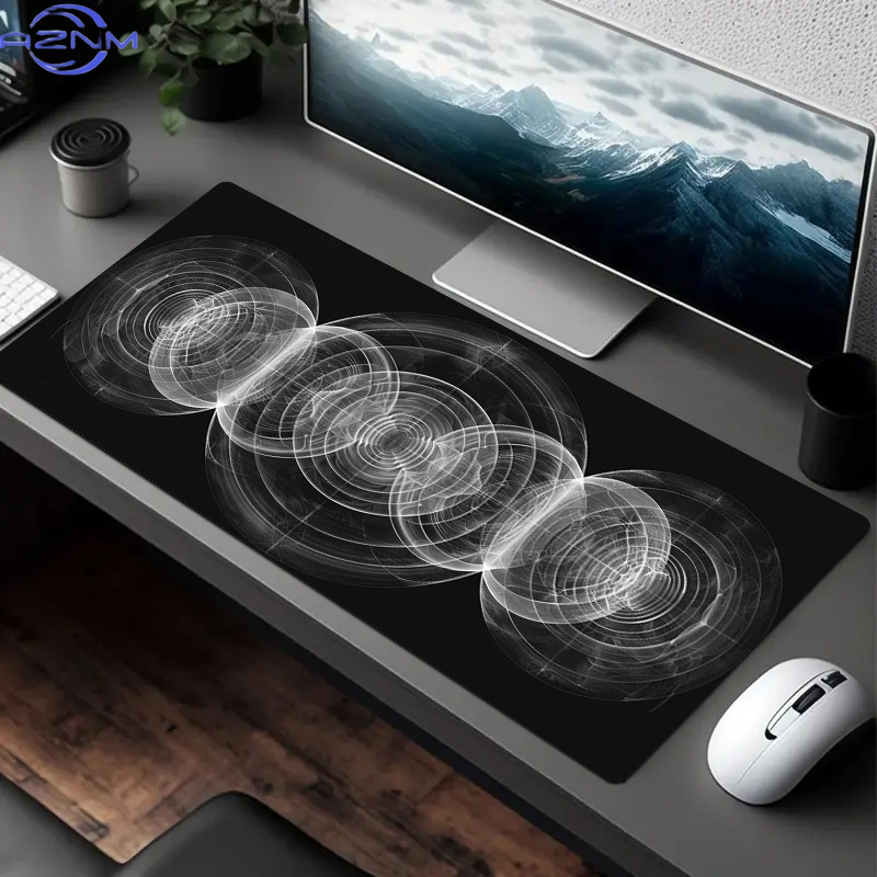 Large Black and White Spiral P - Desk Setup Black And White review and price