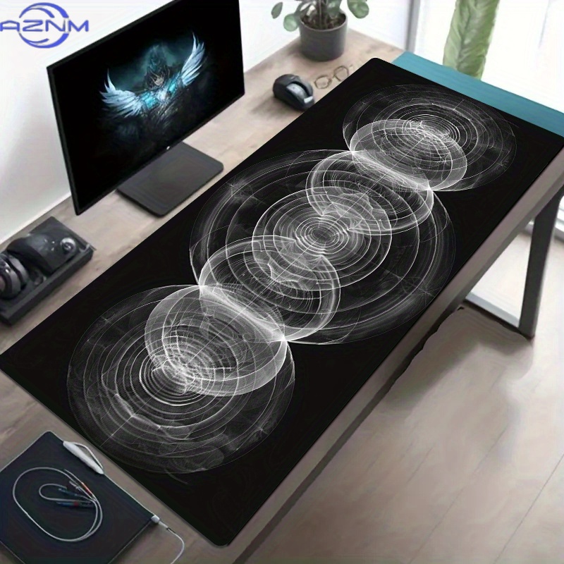 Large Black and White Spiral P - Desk Setup Black And White review and price