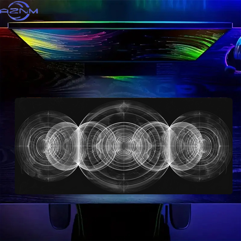 Large Black and White Spiral P - Desk Setup Black And White review and price