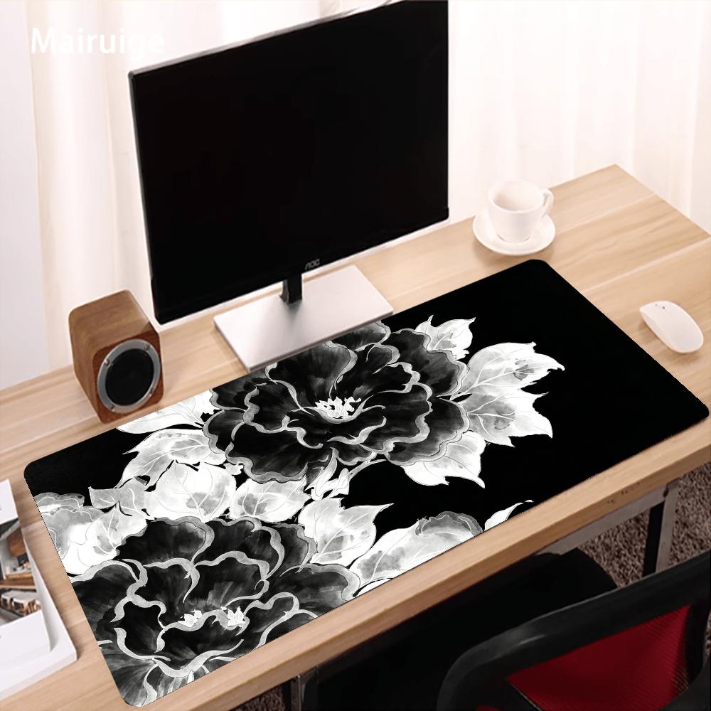 Black and White Ink Dyed Peony - Desk Setup Black And White review and price