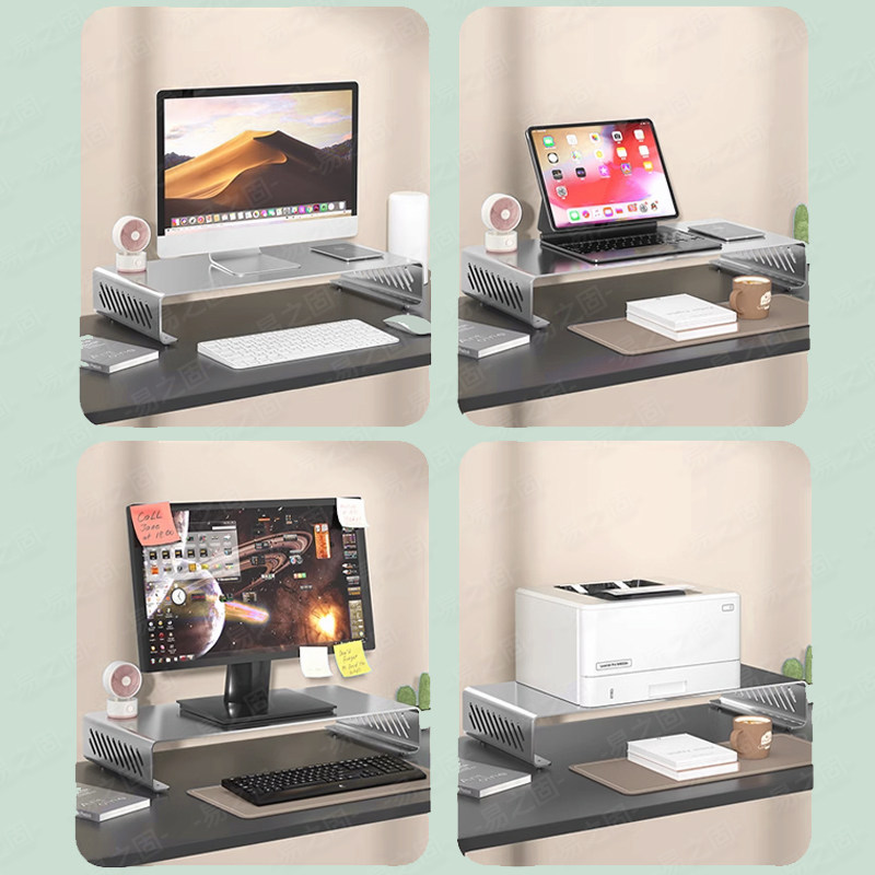 Computer Monitor Stand Riser E - Desk Setup For Laptop And Monitor review and price