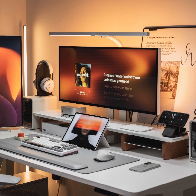 Modern Monitor Riser Stand Erg - Desk Setup For Laptop And Monitor review and price