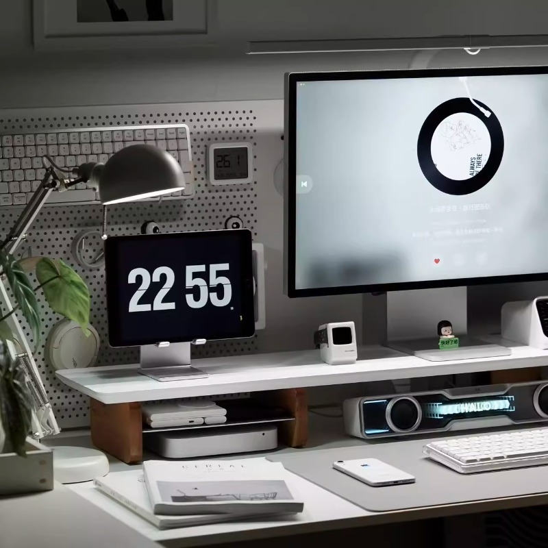 Modern Monitor Riser Stand Erg - Desk Setup For Laptop And Monitor review and price