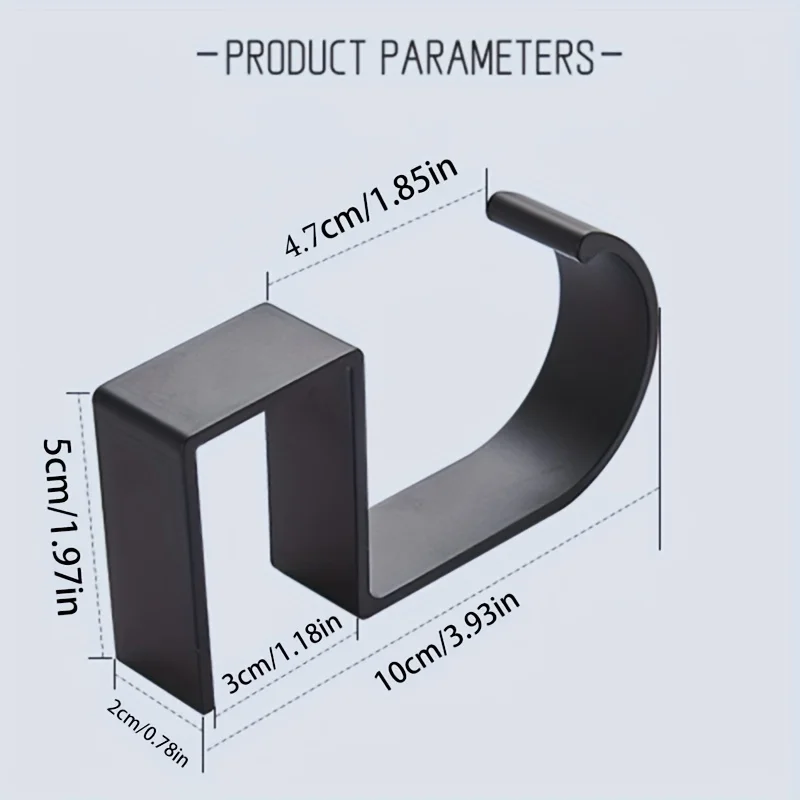 Aluminum Desk Hook Organizer A - Desk Setup Black And White review and price
