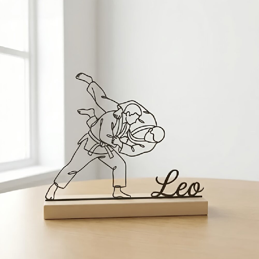 Custom Engraved Judo Martial A - Desk Setup Decor review and price