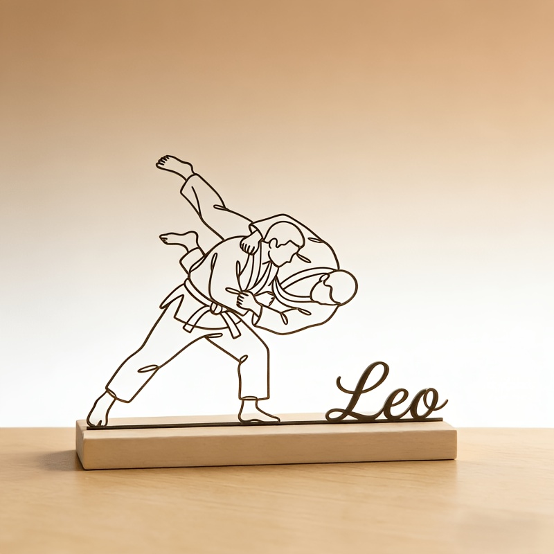Custom Engraved Judo Martial A - Desk Setup Decor review and price