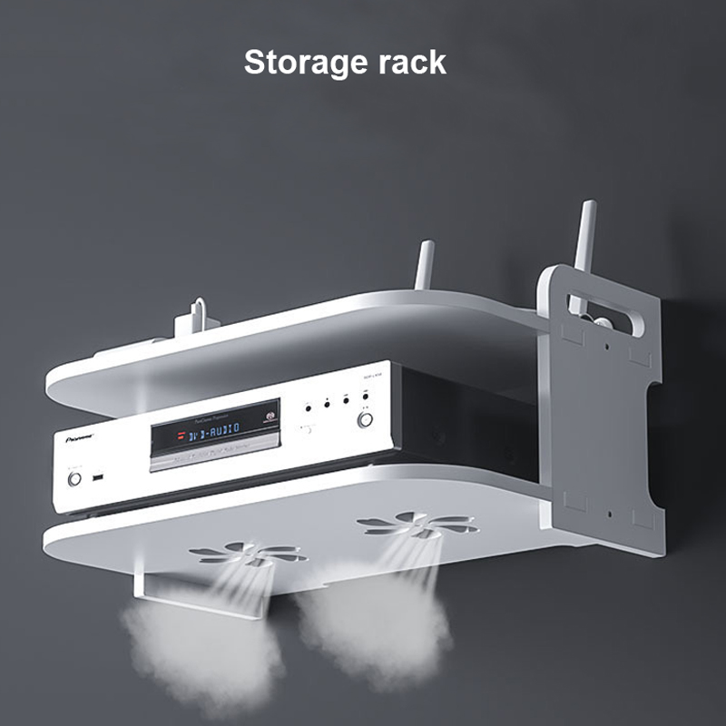 Wall-Mounted Router Cable Orga - Desk Setup Living Room review and price