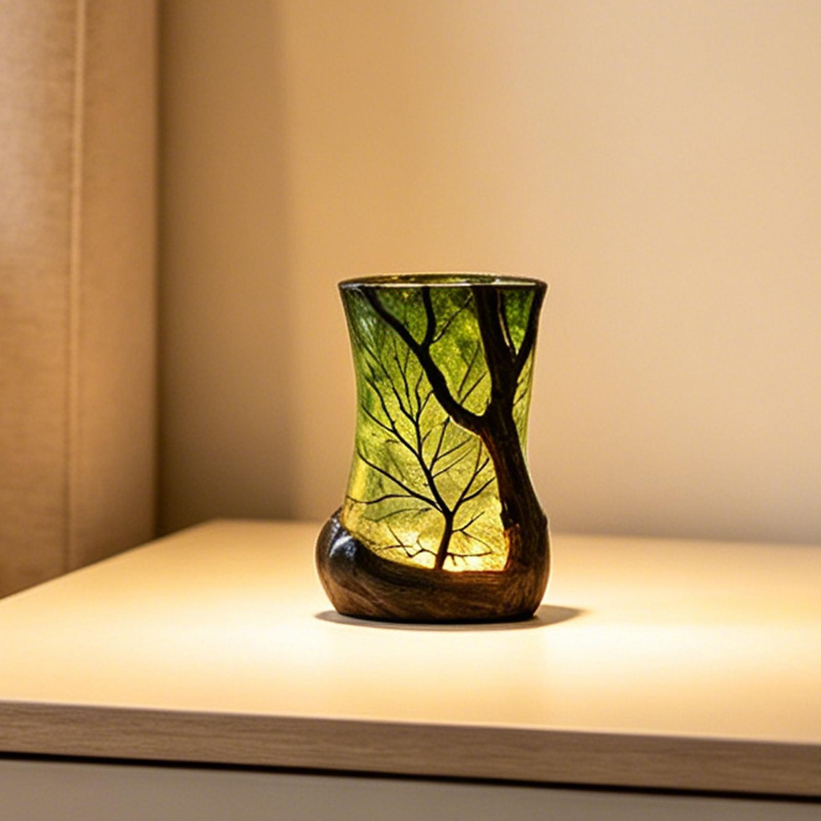 Bedside Table Lamp Forest Nigh - Desk Setup Decor review and price