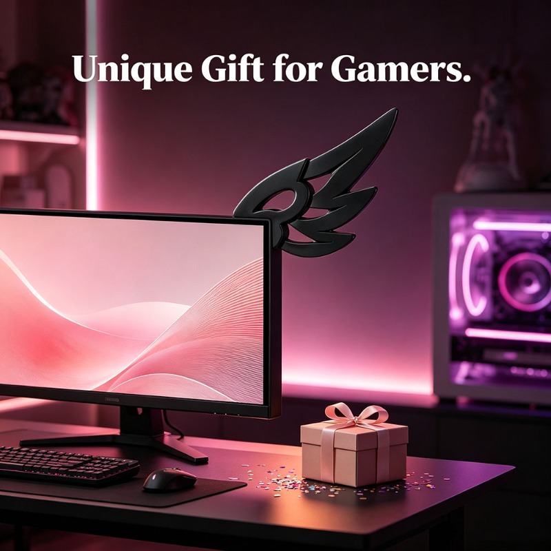 Kawaii 3D Wing Decor for Compu - Desk Setup Gadgets review and price