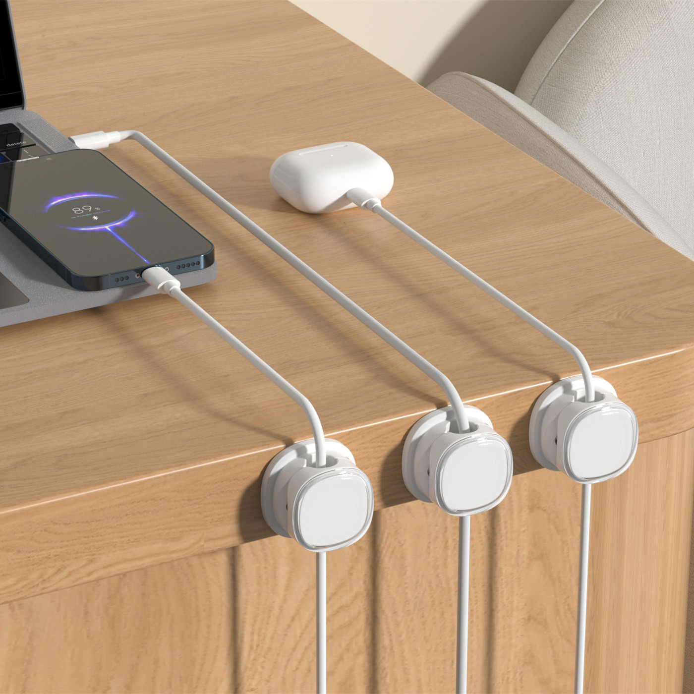 3/6/8/12PCS Magnetic Cable Cli - Desk Setup Cable Management review and price