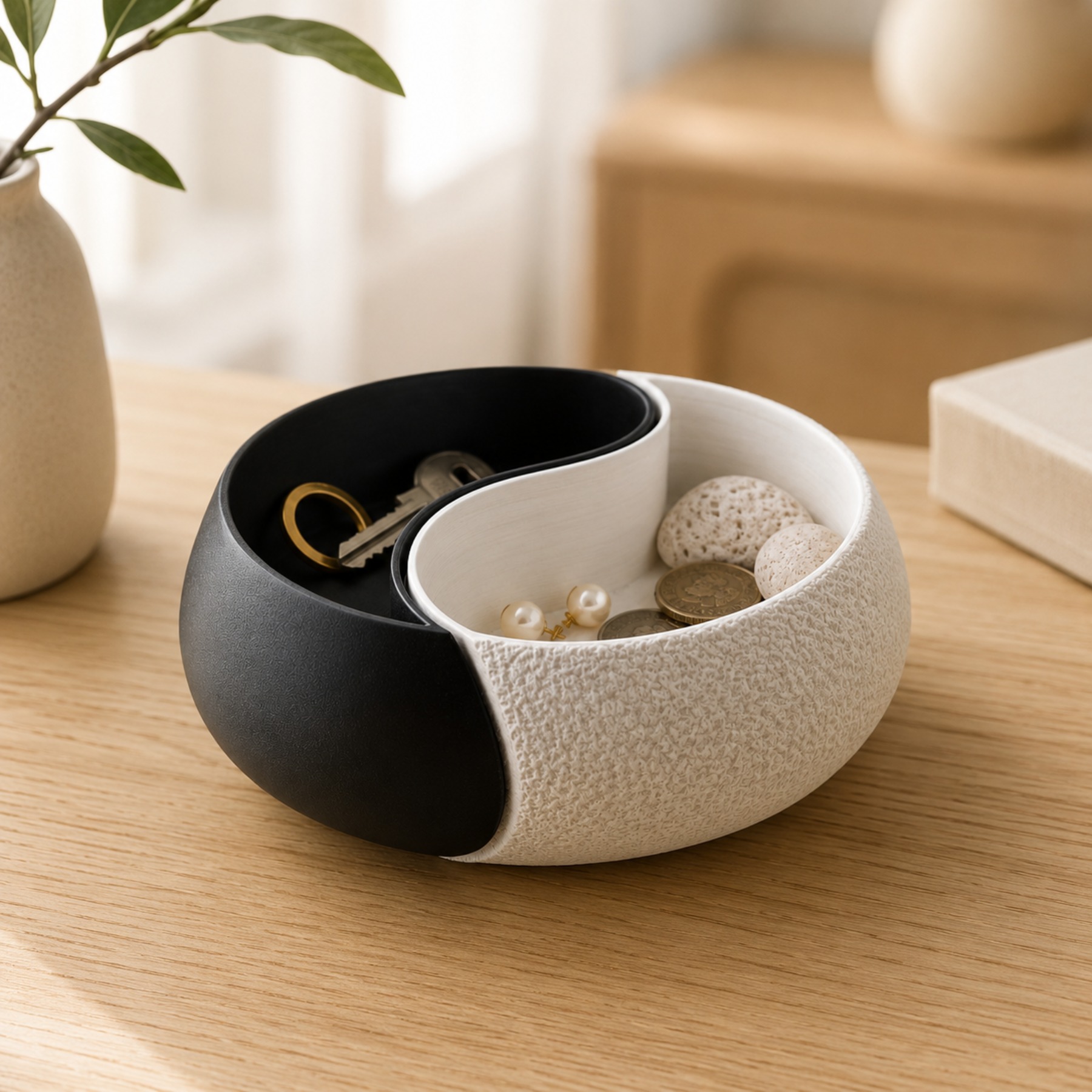 1-Piece Black and White Color  - Desk Setup Black And White review and price