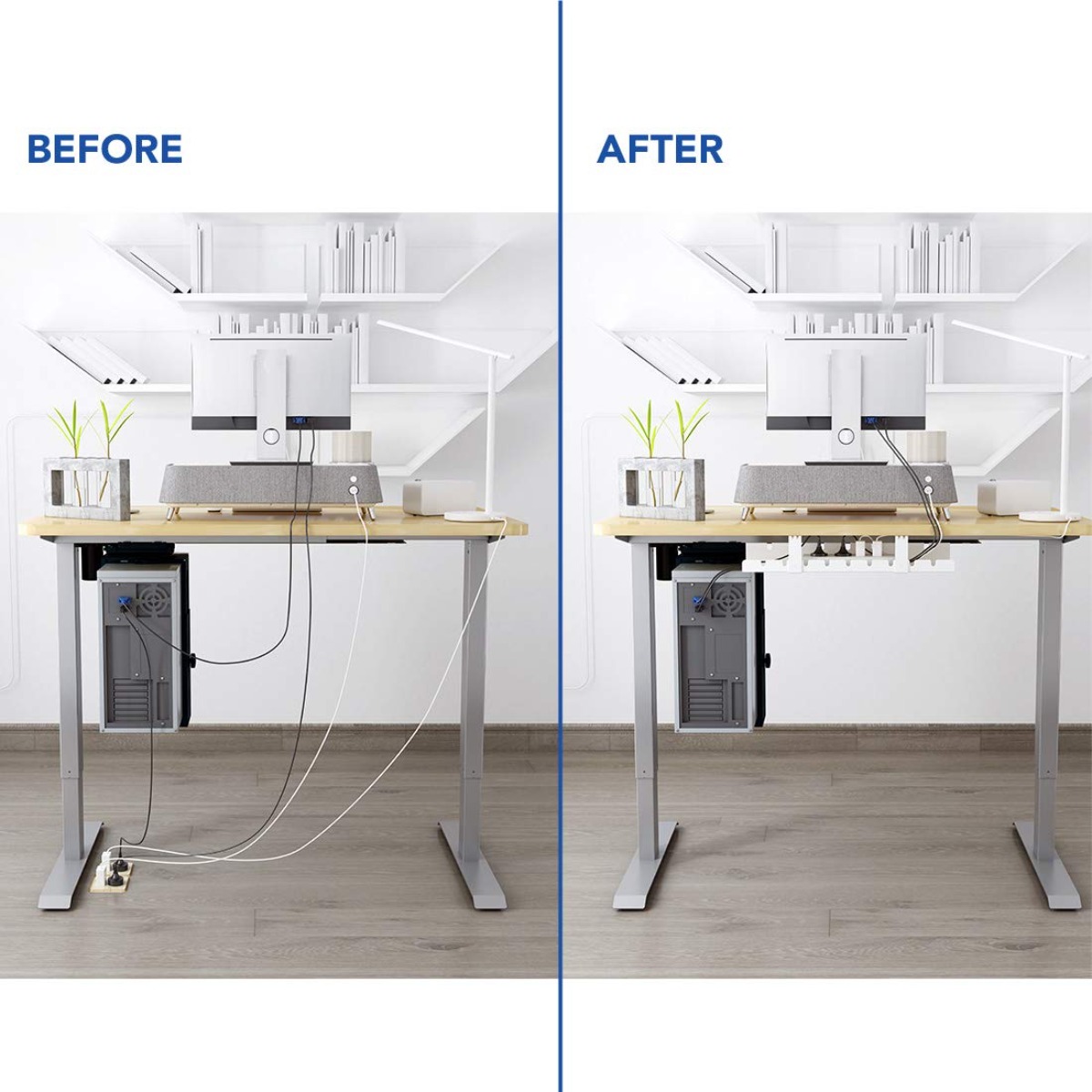 Cable Management Tray Desk Org - Desk Setup Living Room review and price