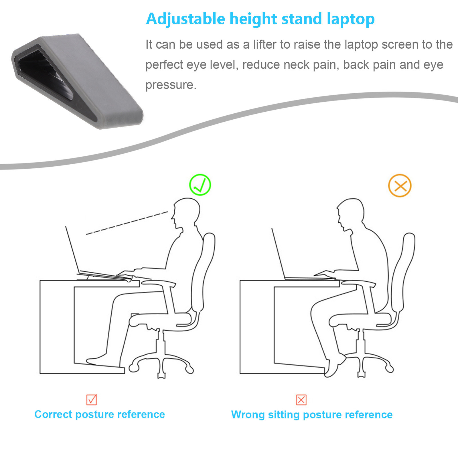 2Pcs Laptop Stand Notebook Ris - Desk Setup Designer review and price