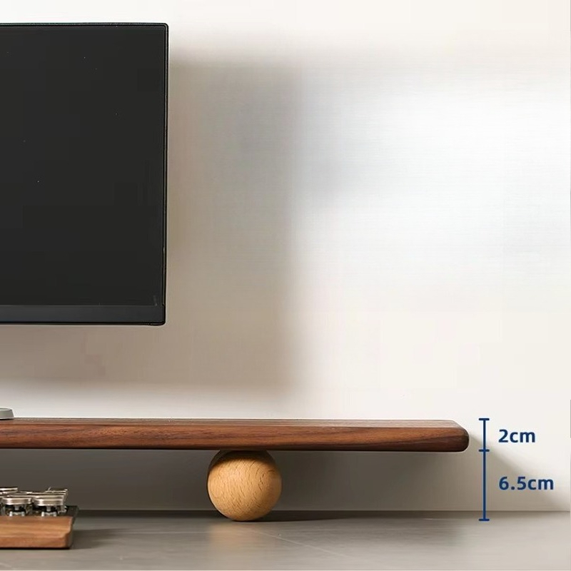Solid Wood Monitor Riser Lapto - Desk Setup For Laptop And Monitor review and price