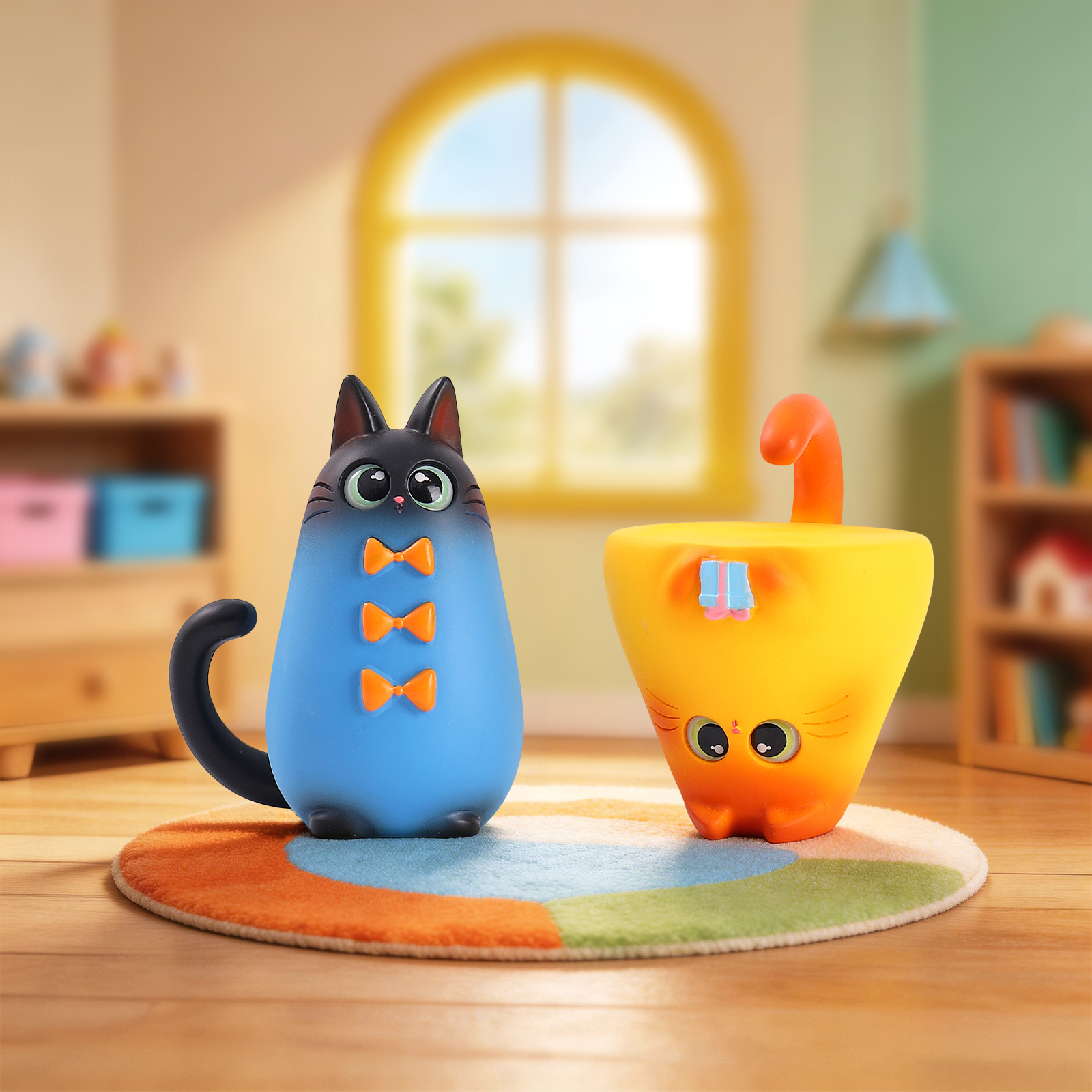 Blind Box Cat Figurine Resin C - Desk Setup At Home review and price