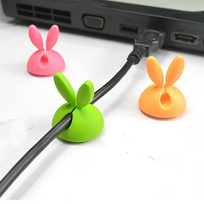 Cute Rabbit Ear Cable Manager  - Desk Setup Cable Management review and price