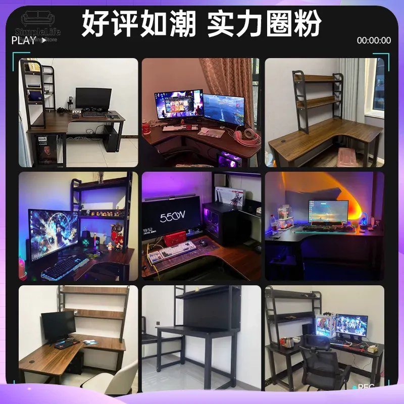 Corner Gaming Desk Computer De - Desk Setup For Laptop And Monitor review and price