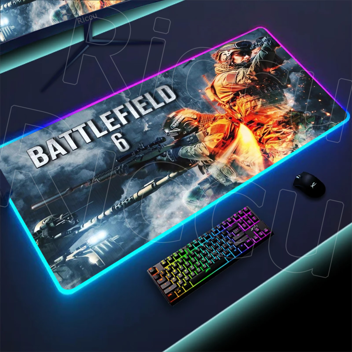 New Gamer Rgb Desk Mat Back Li - Desk Setup Rgb review and price