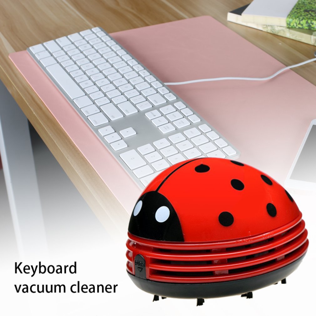 Cute Ladybug Desktop Vacuum Cl - Desk Setup At Home review and price