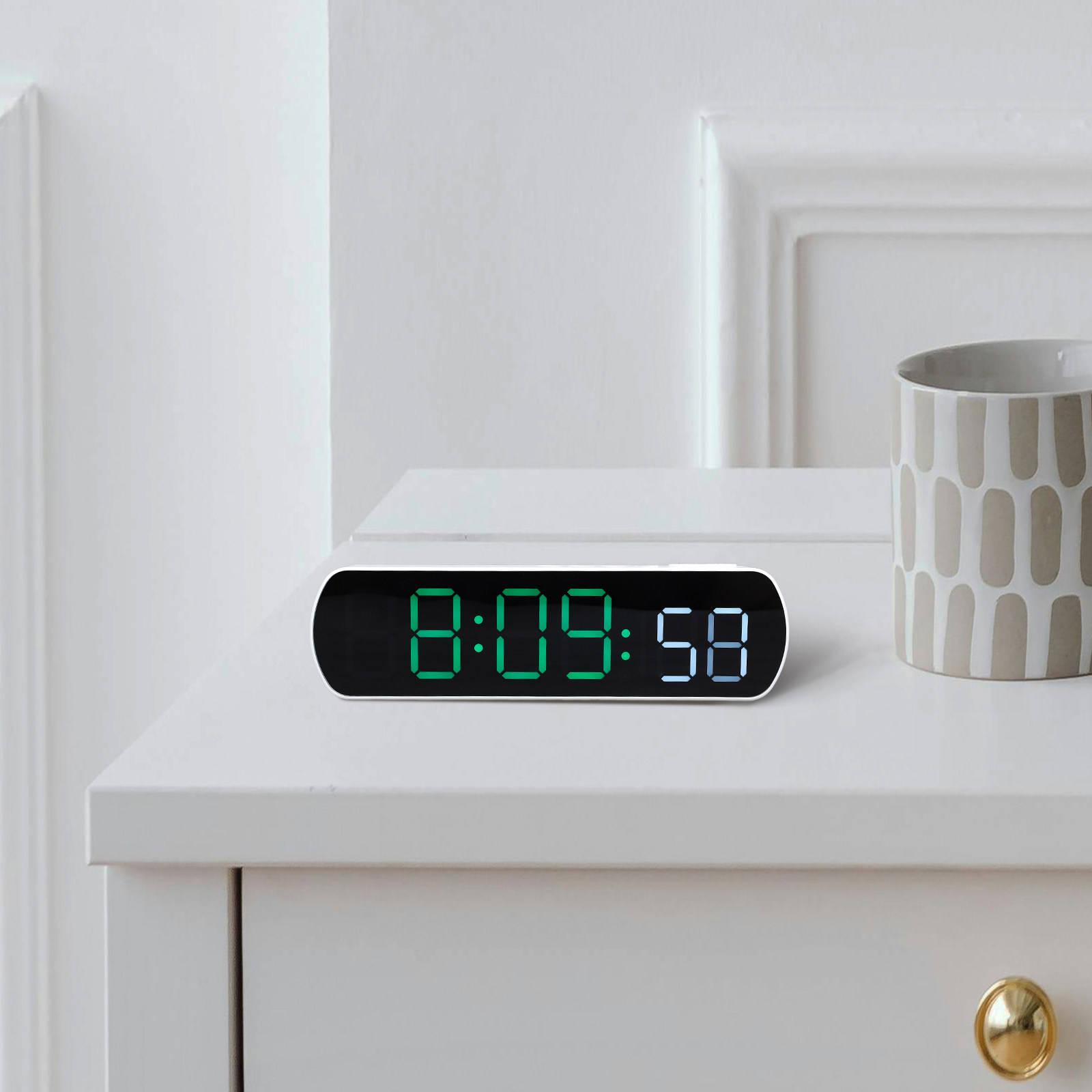 LED Digital Alarm Clock Compac - Desk Setup Living Room review and price