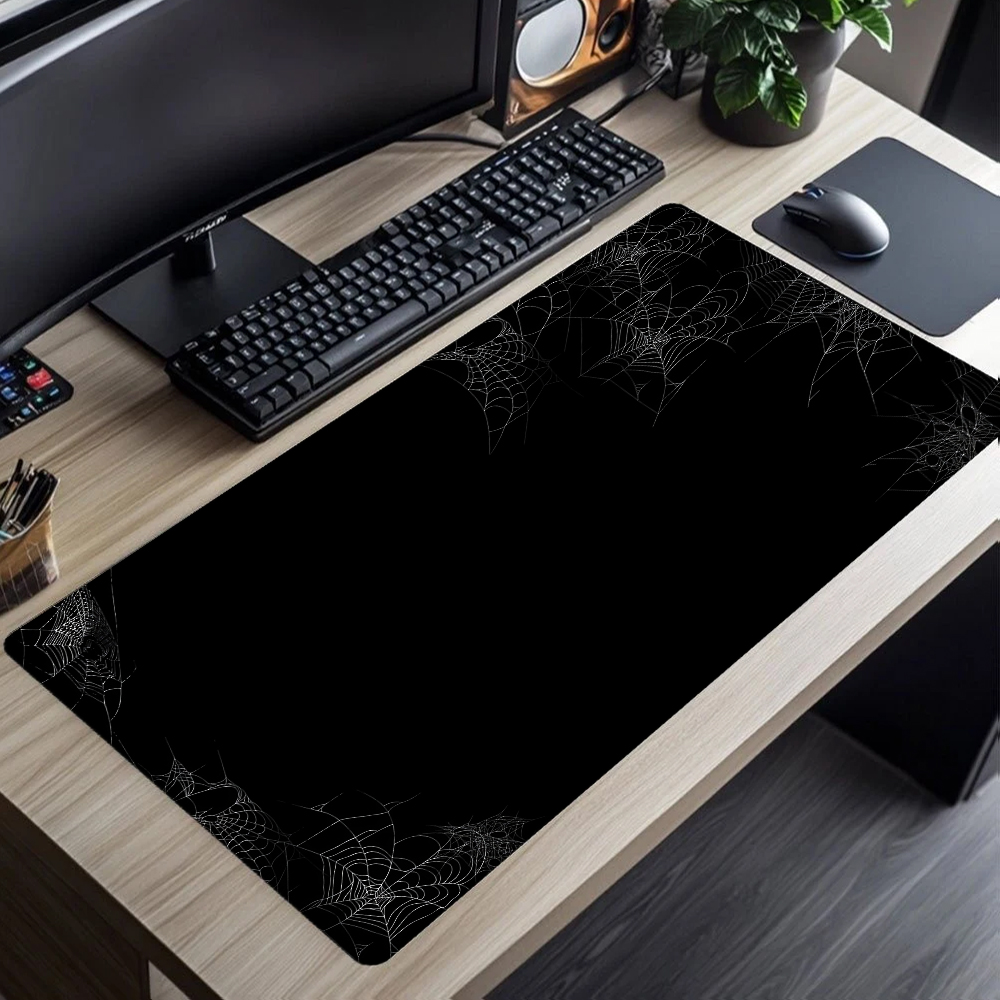 Abstract Black White Mouse Pad - Desk Setup Black And White review and price