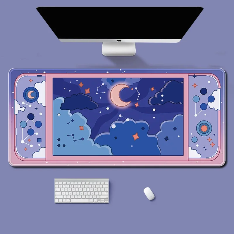 Moon and Stars Large Desk Mat  - Desk Setup Gadgets review and price