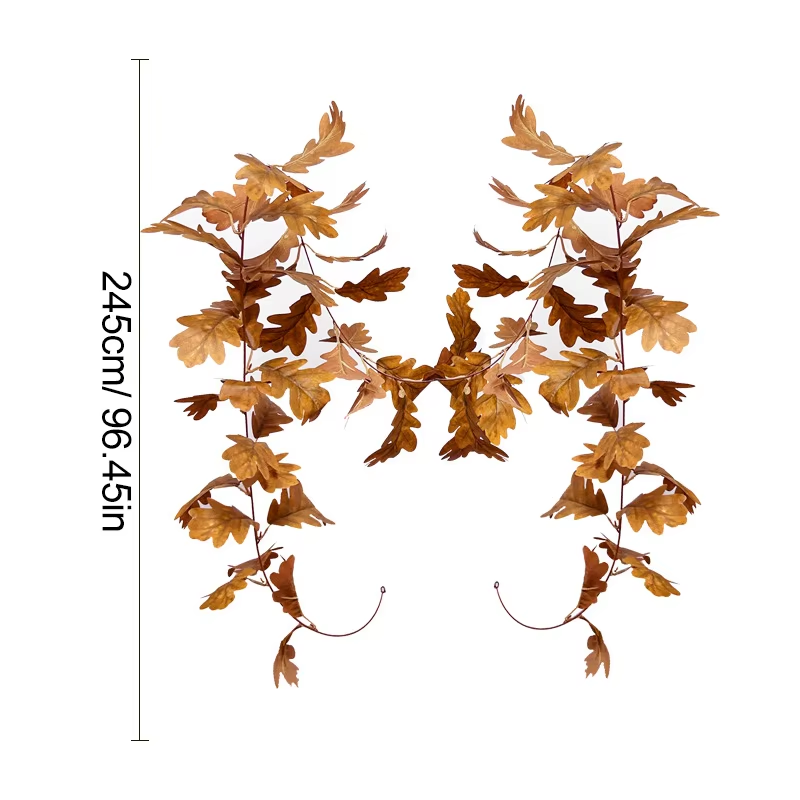 Artificial Oak Leaf Fall Garla - Desk Setup At Home review and price
