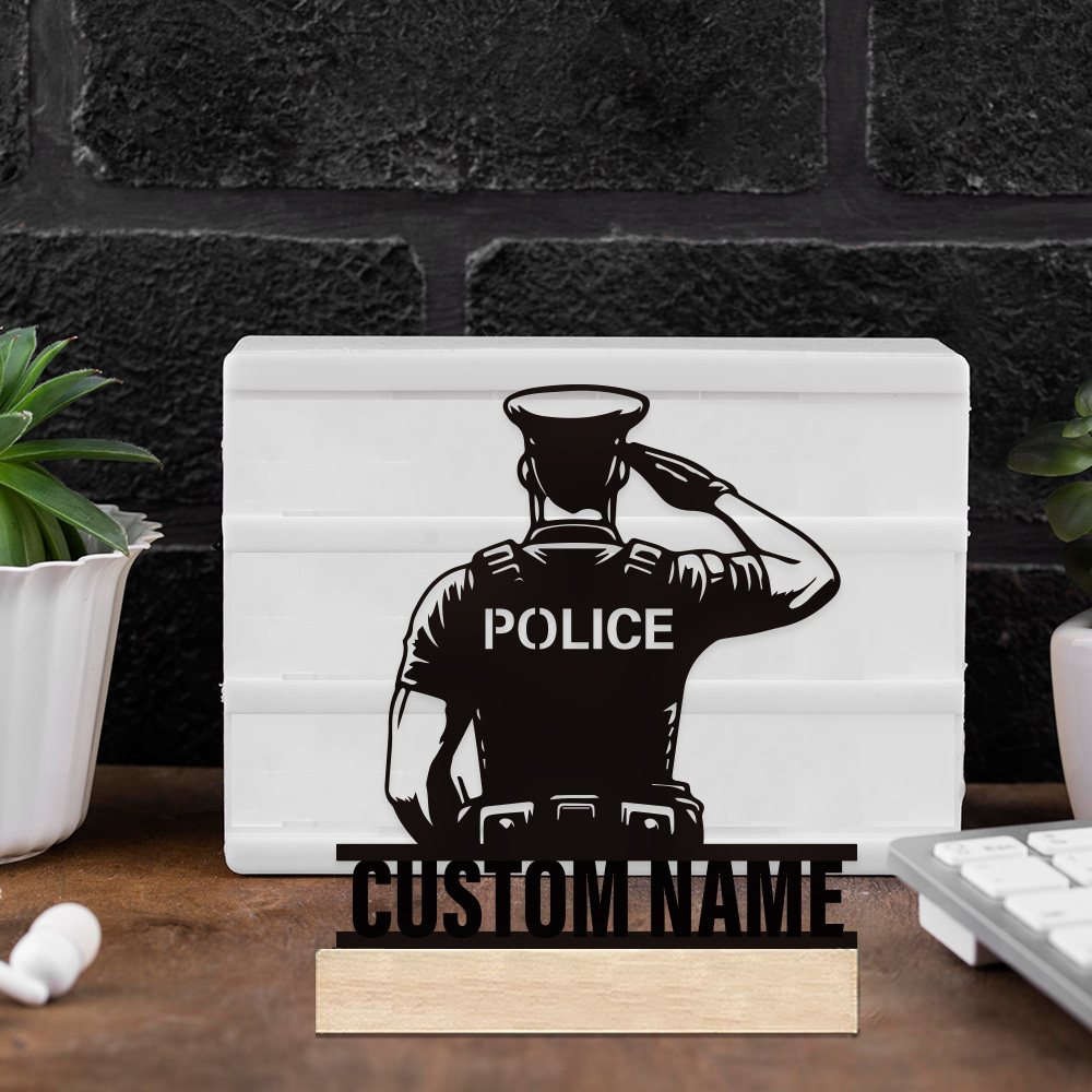 Personalized Metal Police Badg - Desk Setup Modern review and price
