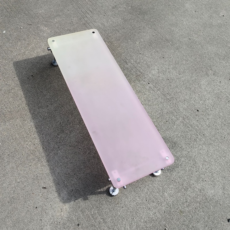 ‌Aesthetic Pink Gradient Acryl - Desk Setup For Laptop And Monitor review and price