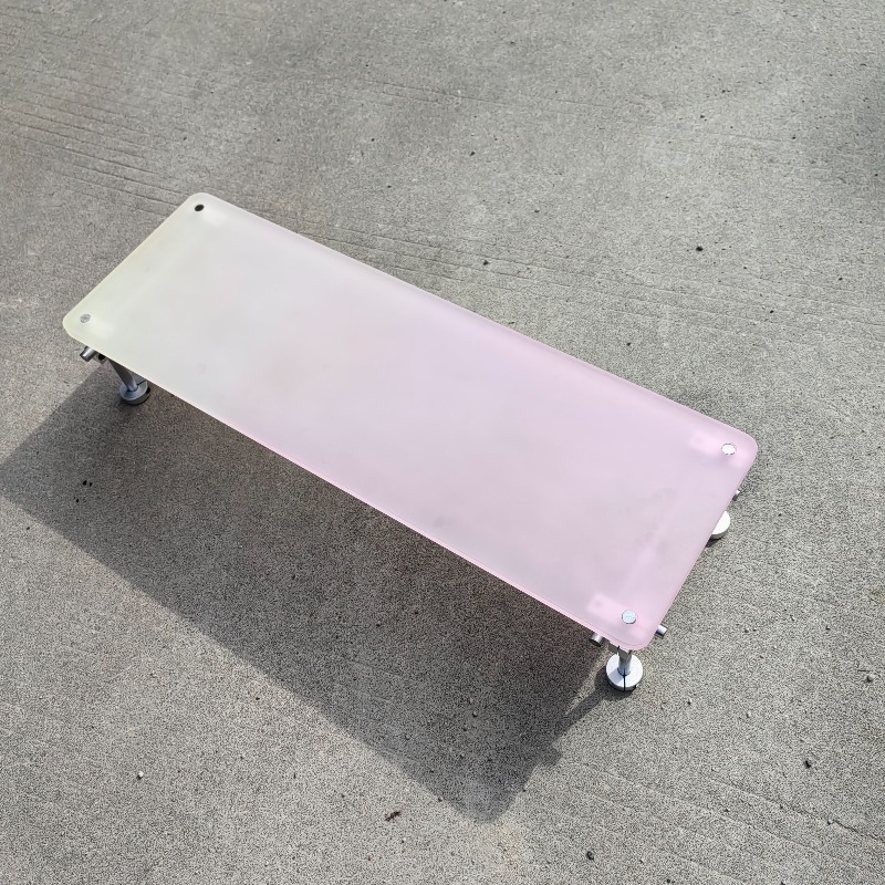 ‌Aesthetic Pink Gradient Acryl - Desk Setup For Laptop And Monitor review and price