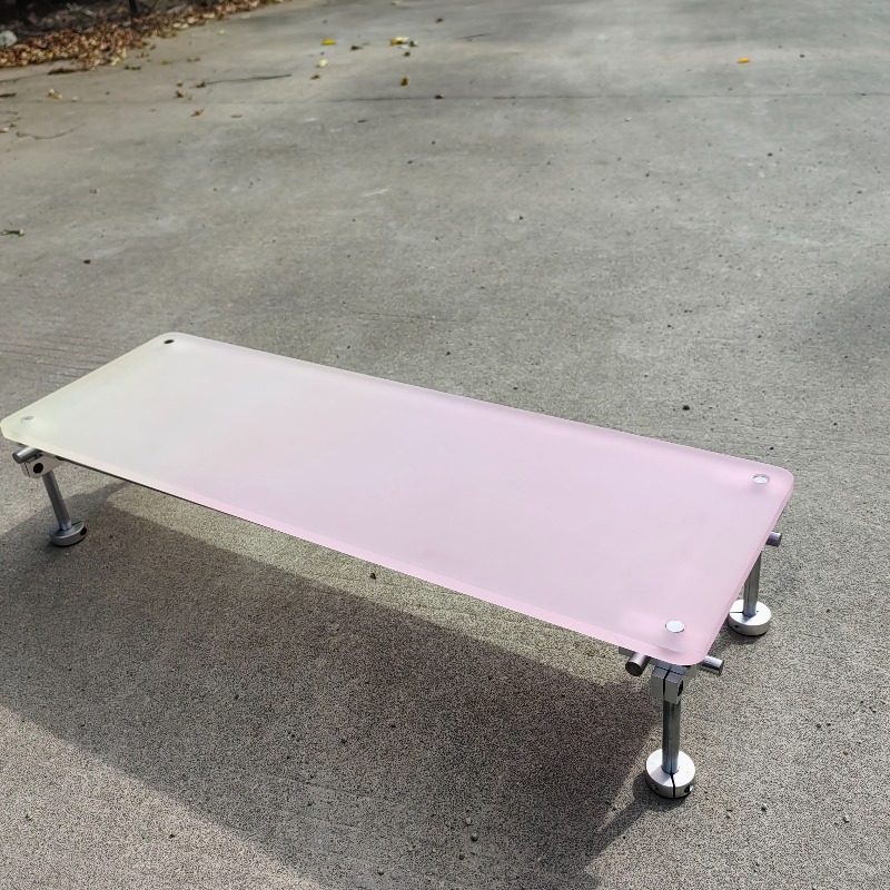 ‌Aesthetic Pink Gradient Acryl - Desk Setup For Laptop And Monitor review and price