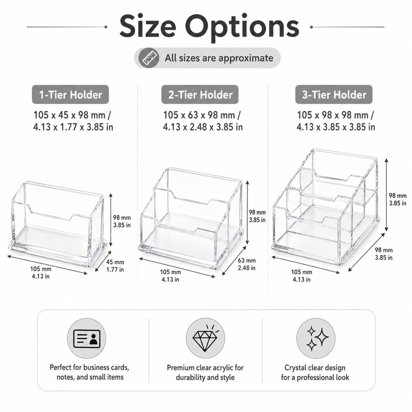1-3Pcs Modern Clear Acrylic Bu - Desk Setup Modern review and price