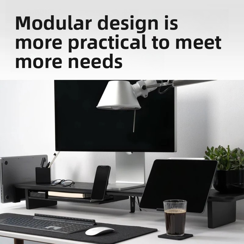 Solid Wood Monitor Riser Stand - Desk Setup Living Room review and price