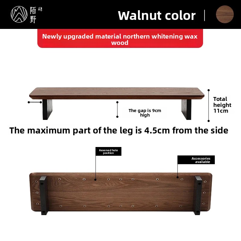 Solid Wood Monitor Riser Stand - Desk Setup Living Room review and price